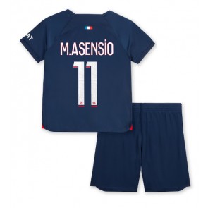 Maillot de foot Paris Saint-Germain Marco Asensio #11 Domicile enfant 2023-24 Manches Courte (+ pantalon court)